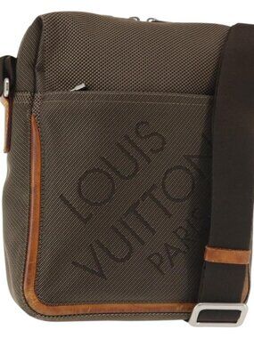 LOUIS VUITTON Damier Geant Sitadan NM Bag Brown Tail M93224 LV Auth gh782